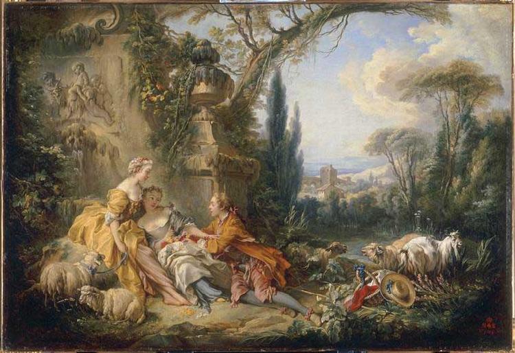 Francois Boucher charmes de la vie champetre